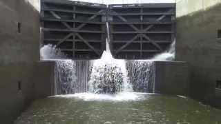 Erie Canal Locks Time Lapse HD Video