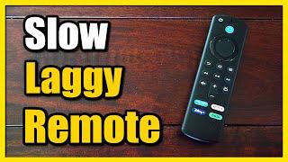 How to Fix Slow & Lagging Remote on Amazon Firestick 4k Max Fast Tutorial