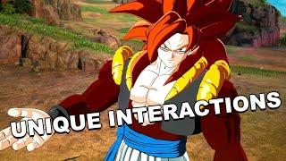 Dragon Ball Sparking Zero - Super Saiyan 4 Gogeta Unique Interactions Special Quotes