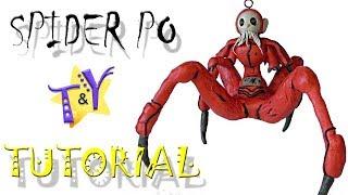 Лепим Паучиху По Слендитуббис 3 из пластилина Туториал Spider Po Slendytubbies 3 Tutorial