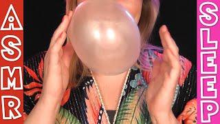 Awesome gum chewing with bubbles   ASMR