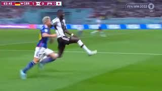 RUDIGER  AKSI NGETROL RUDIGER  JERMAN VS JEPANG - WORLD CUP QATAR 2022 #rudiger