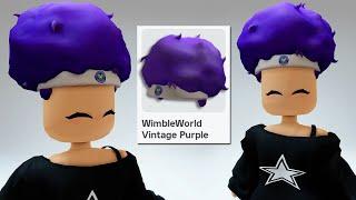 GET THIS *FREE* PURPLE VINTAGE HAIR NOW  ROBLOX FREE UGC