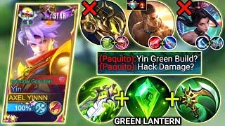 YIN HOLY CRISTAL & CORROSION SCYTHE BUILD  NEW EMBLEM TO COUNTER PRO HYPER PAQUITO  MOBILE LEGENDS