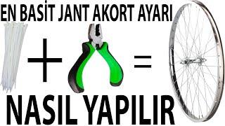 En Basit Jant Akort Ayarı Nasıl Yapılır ? Pense ve Kablo Bağı