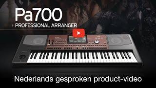 Korg Pa700 Product-demo   Nederlands gesproken