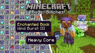 Bugs Glitches & Updates In 1.21.1 Minecraft Op Dupe Glitch illegals + More