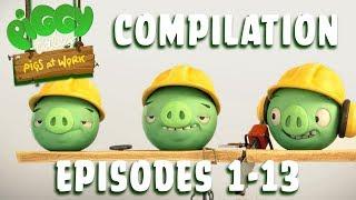 Angry Birds  Piggy Tales  Pigs at Work - Compilation Ep1-13