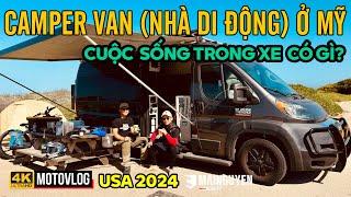 CAMPING Ở MỸ XEM NHANH XE CAMPER VAN - MOTORHOMES - NHÀ DI ĐỘNG Ở MỸ CÓ GÌ?  USA TRIP 2024