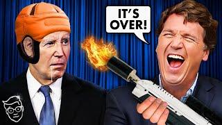 Tucker Hysterically TORCHES Biden LIVE After Debate in Front of MASSIVE Roaring Crowd ‘Game OVER’