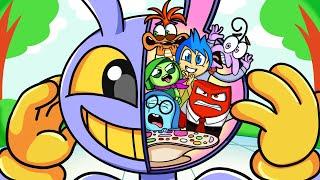 NEW AMAZING DIGITAL CIRCUS  JAX INSIDE OUT 2 - Toony Toons 2D ANIMATION