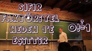 Ali Nesin- 0 Sıfır Faktöriyel Neden 1e Eşittir