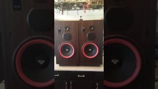 Cerwin Vega VS-120 Vintage Floor Speakers with Fresh Foam Surrounds