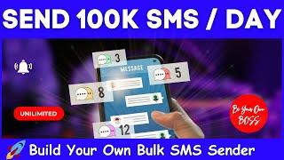  STEP BY STEP Build Your Own Bulk SMS Sender & Send Unlimited SMS - SMS Marketing