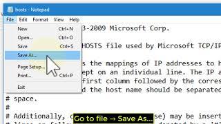 How to find and edit the Hosts file on Windows 10 - Tutorial