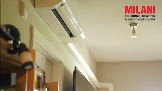 Air Conditioning Apartment Installation Ductless BEFORE and AFTER