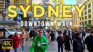 4K WALKING SYDNEY DOWNTOWN   SYDNEY AUSTRALIA #walking #sydney  #australia