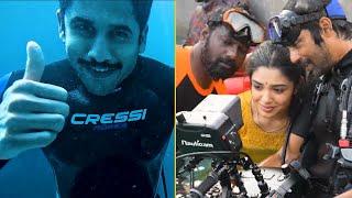 Custody Movie Underwater Sequence Making Video  Naga Chaitanya  Krithi Shetty  Manastars