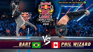Bart vs Phil Wizard TOP 8 Red Bull BC One 2021 PT-BR Comentários