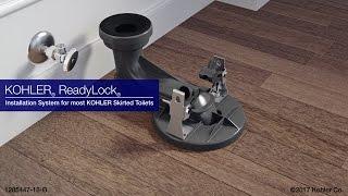 Quick Skirted Toilet Installation KOHLER ReadyLock