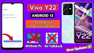 Vivo Y22 Frp Bypass Tutorial - Android 13  Regain Access to your Device  Latest Security 2023