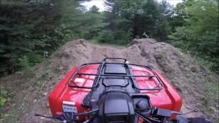 Solo ATV Ride Through The Bush  GoPro Cyclops Mount 2015 Honda TRX420