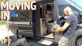 Moving Into Our Tiny Home on Wheels  Camper Van Life S1E2