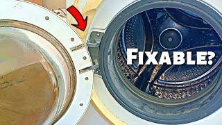 Fixing Washing Machine Broken Door Without Any Replacement Part