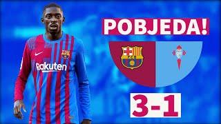 LOŠA IGRA DOBAR REZULTAT - Barcelona vs Celta Vigo 3-1 La Liga