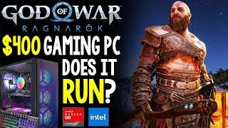 $400 Pre-Built Gaming PC Playing God of War Ragnarok - Can it Run?