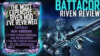 Warframe BATTACOR RIVEN MODDED WHY ARE THE RIVENS SO EXPENSIVE LMAO