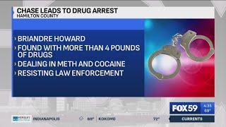 Chase leads to uncovering of 4+ pounds of drugs in Hamilton County