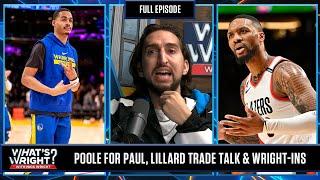 Poole for Paul Lillard Trade Talk & Wright-Ins  Whats Wright?