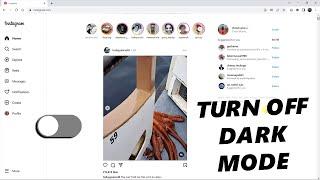 How To Disable Dark Mode On Instagram Web