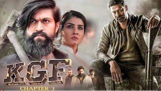 KGF Chapter 3  Hindi Movie 2024  Rocking Star Yash  Sanjay Dutt  Rashmika Mandanna Movie