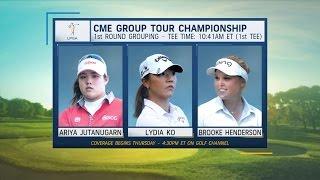 Morning Drive Top 3in the Race for the CME Globe Grouped  Golf Channel