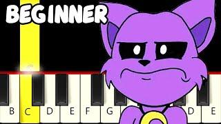 Endless Meme Song Poppy Playtime - Fast and Slow Easy Piano Tutorial - Beginner