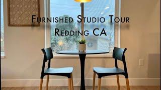 FURNISHED STUDIO TOUR 2023  *modern + minimal aesthetic in NorCal Tour