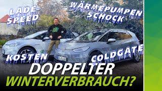 VW ID.3 Winterprobleme im Check Wärmepumpen-Fail Verbrauch Schnelles Laden Vorheizen Kosten