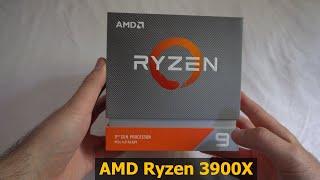 AMD Ryzen 9 3900X CPU + RGB Fan Unboxing Installation BIOS settings