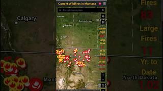 #montana #wildfire #smoke #map Non-GOV #update Midnite 72524 frm our #offgrid #cabin #forestfire