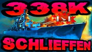 Schlieffen drückt 338K DMG *9 KILLS* 300K Club ️ in World of Warships 