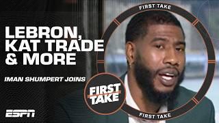 Iman Shumpert DEBATES Stephen A. & Mad Dog on LeBrons expectations + KAT to the Knicks  First Take