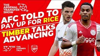 The Arsenal Transfer Show EP316 Declan Rice Jurrien Timber Romeo Lavia Edu Balogun & More