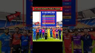 IPL 2023 POINTS TABLE TODAY  points table  #cricket #ipl #cricketshorts #pointstable #ipl2023