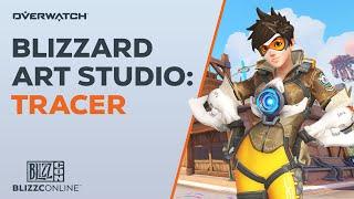 BlizzConline 2021  Blizzard Art Studio - Tracer  Overwatch