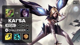 KaiSa vs Zeri ADC - KR Challenger - Patch 14.12 Season 14