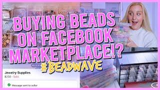 IS THIS FACEBOOK MARKET PLACE BEAD HAUL WORTH IT???? ⭐️huge bead haul⭐️