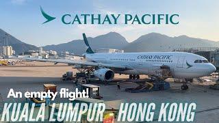 An Empty A330  Cathay Pacific Economy Class  A330-300  Kuala Lumpur - Hong Kong  Trip Report