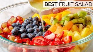 HOW TO MAKE THE BEST FRUIT SALAD  easy recipe